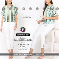 Stretchable Imported Bubble Textured Bohemian Tops 2