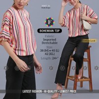 Stretchable Imported Bubble Textured Bohemian Tops 3