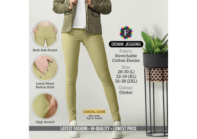 Stretchable Cotton Denim Jegging 2