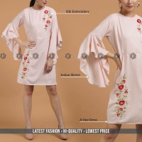 Embroidery Dress Premium Soft Georgette with Lining 3