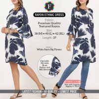 Rayon Ethenic Dress Premium Quality Textured Rayon 7