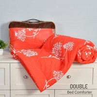 SUN RISE DOUBLE BED COMFORTER RED