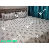 Dv Décor Products King Size ONE DOUBLE BED SHEET WITH TWO PILLOW COVERS 7