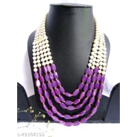 Original Elegant Gold Plated and Beads Metal Jewelry Set 14