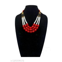Original Elegant Gold Plated and Beads Metal Jewelry Set 17
