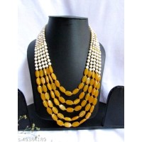 Original Elegant Gold Plated and Beads Metal Jewelry Set 29