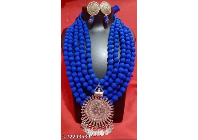 Beads Mala Beads Crystal Necklace Set 1