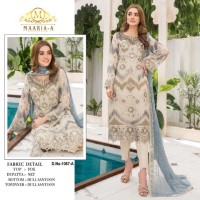 Maaria A DN 1067 Heavy Fox Georgette Suit with Embroidery Sequence Work 