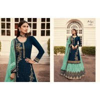 LT Fabrics Nitya Gharara Style Salwar Kameez Green