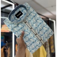 Ruwab  The Pure Cotton Fabric Kurta Pyjama 3