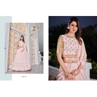 Fashion Embroidered Semi Stitched Lehenga Choli Collection Light Pink