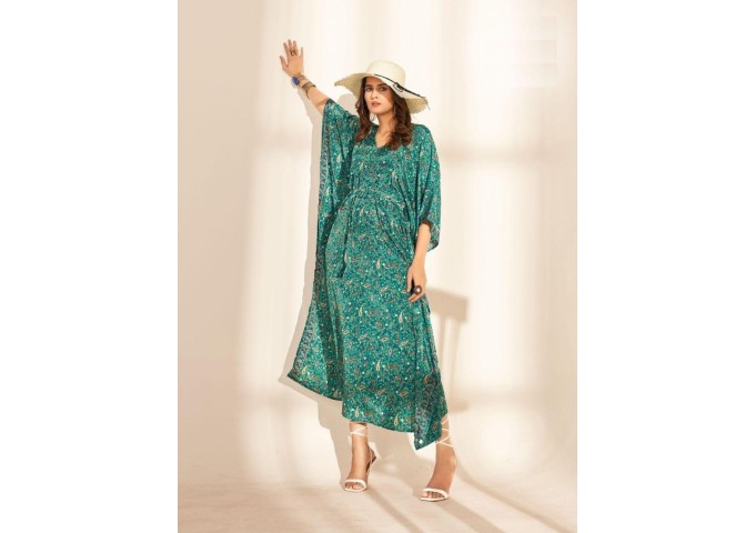 Designer Kaftan Vol 2.0 Shine Green