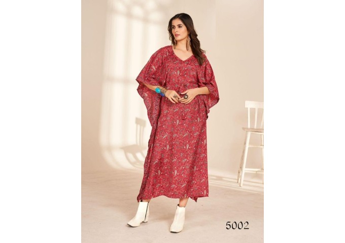 Designer Kaftan Vol 2.0 Shine Red