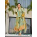 LFH DN 5097 DESIGNER ANARKALI GOWN CHINON WITH EMBROIDERY WORK GREEN 2