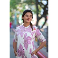 LFH LG DN 1931 NEW THREE PIECE INDO-WESTERN READY TO WEAR DRAPED PLATED DHOTI WITH BLOUSE AND KOTI PINK