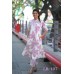 LFH LG DN 1931 NEW THREE PIECE INDO-WESTERN READY TO WEAR DRAPED PLATED DHOTI WITH BLOUSE AND KOTI PINK