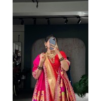 LFH YNF DN 7407 MARATHI STYLES SAREE RED