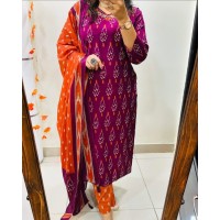 Brand Showroom Piece Original Embroidery Suit Pink
