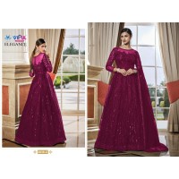  Vipul Elegance 4836 Salwar Suit Maroon Pink
