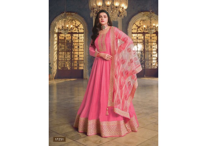 Vinay Kaseesh Sheesh Mahal Salwar Suit Pink