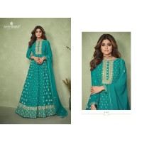 Aashirwad Creation Carnival  DN 9188 Suit Heavy Fox Georgette with Embroidery Sequence Work With Back Side Full Work Light Green