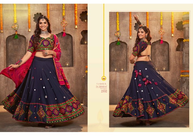 New Exclusive Festival Wear Navratri Collection Chaniya Choli Collection DN 2331 To 2339 Black|Red