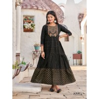 Mamta Anarkali Gown With Embroidery Black 2