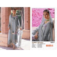MAARIA-A DN 1003 Heavy Fox Georgette with Embroidery Sequence Work With Khatli Work Suit Grey