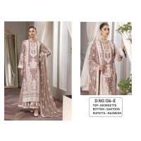 DN 136 Georgette With Embroidery Work And Mirror Work Suit 
