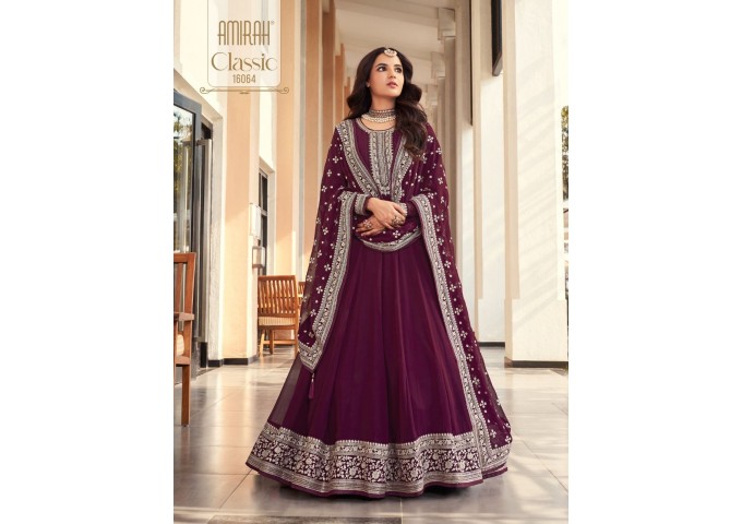 Amirah Classic DN Anarkali Suit Purple
