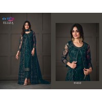 Vipul Fashion Elliza 5143 Salwar Kameez Shrug Style Suit Green