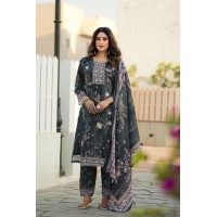 Heavy Soft Chinon Salwar Suit Readymade With Digital Print And Handwork 2