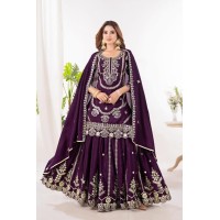 LFH ND DN 5033 Pure Heavy Chinnon Silk Palazzo Suit