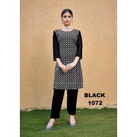 Moohi Chilan Kari Kurti Pant Black