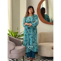 LFH ASD 1352  2-piece Kurti Pant Set Blends Modern Elegance Pink