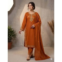 LFH BE DN 473 WEDDING SEASON, TRY OUR DESIGNER EMBROIDERED WORKED TOP PALAZZO SUIT WITH DUPATTA ORANGE