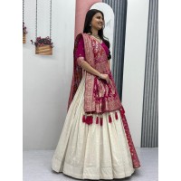 LFH PC DN 560 Wedding Special trending Lehenga Saree Pink