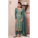 VINAY NEW KULEESH AASMAA DRESS MATERIAL GREEN 