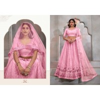 Designer Lehenga Choli with Heavy Embroidery Work Lehenga Choli Pink