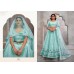 Designer Lehenga Choli with Heavy Embroidery Work Lehenga Choli  Sky Blue
