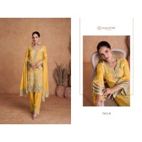 GULKAYRA LIYANA HEAVY CHINON WITH EMBROIDERY DN 7412