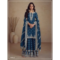 Gulkayra Designer Sadaf Salwar Kameez Blue