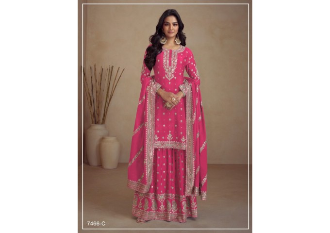 Gulkayra Designer Sadaf Salwar Kameez Pink