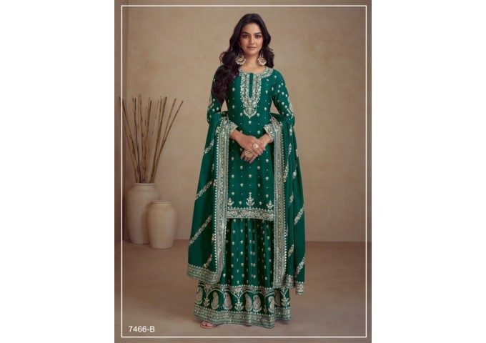 Gulkayra Designer Sadaf Salwar Kameez Green