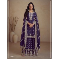 Gulkayra Designer Sadaf Salwar Kameez Purple