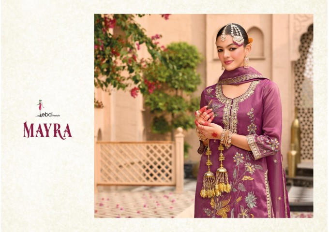 Mayra Full Stitched Simar With  Embroidery Work Salwar Kameez Pink