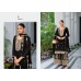 Safroon Vol-4 Full Stitched Heavy Chinon Palazzo Suits With Embroidery Work Black