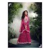 SAYURI DESIGNER SHIVANI 5699 SERIES PREMIUM REAL CHINON SILK / REAL GEROGETTE  3 PCS ANARKALI SUIT PINK