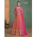 Sayuri Designer Rang Anarkali Gown Full Stitched Free Size Readymade Pink