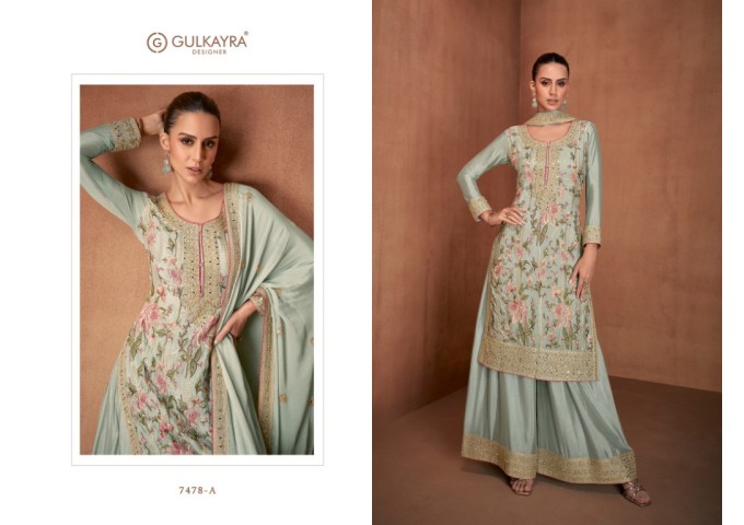 Gulkayra Designer Vanya Salwar Kameez Palazzo Suits1
